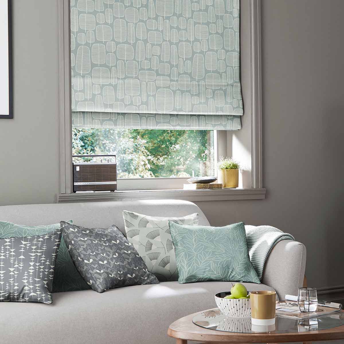 Little Trees Comet Roman Blind Little Trees Comet Roman Blind