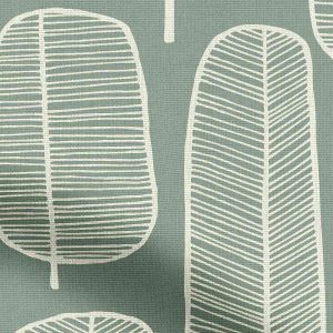 Little Trees English Grey Roman Blind