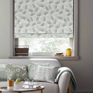 Persia Platinum Roman Blind