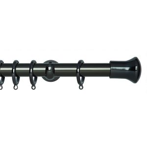 Neo 28mm Black Nickel Trumpet Complete Metal Pole Set