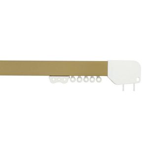 Superglide Flat Gold Metal Corded Track