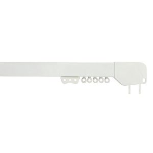 Superglide Flat White Metal Corded Track