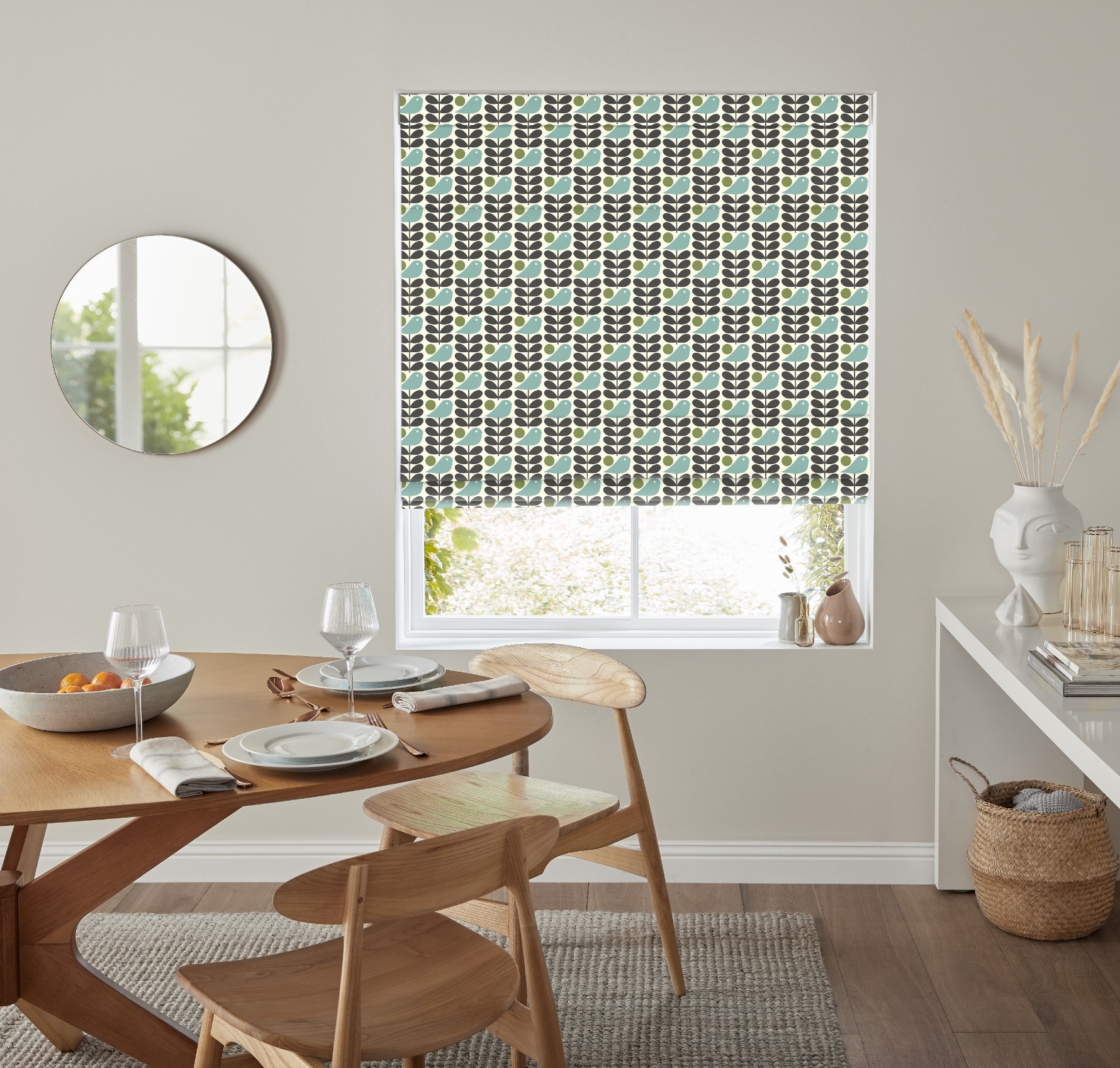 Early Bird Granite Roman Blind Early Bird Granite Roman Blind