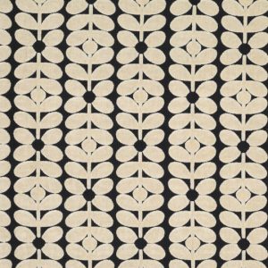 Sixties Stem Charcoal Roman Blind