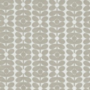 Sixties Stem Misty Grey Roman Blind