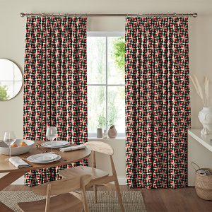 Sycamore Seeds Fuchsia Curtain