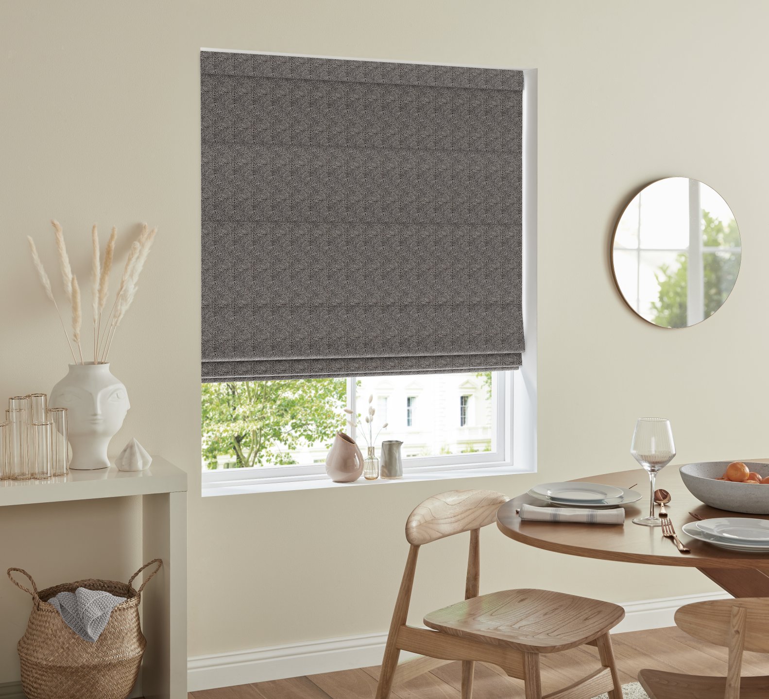 Phoenix Grey Roman Blind Phoenix Grey Roman Blind