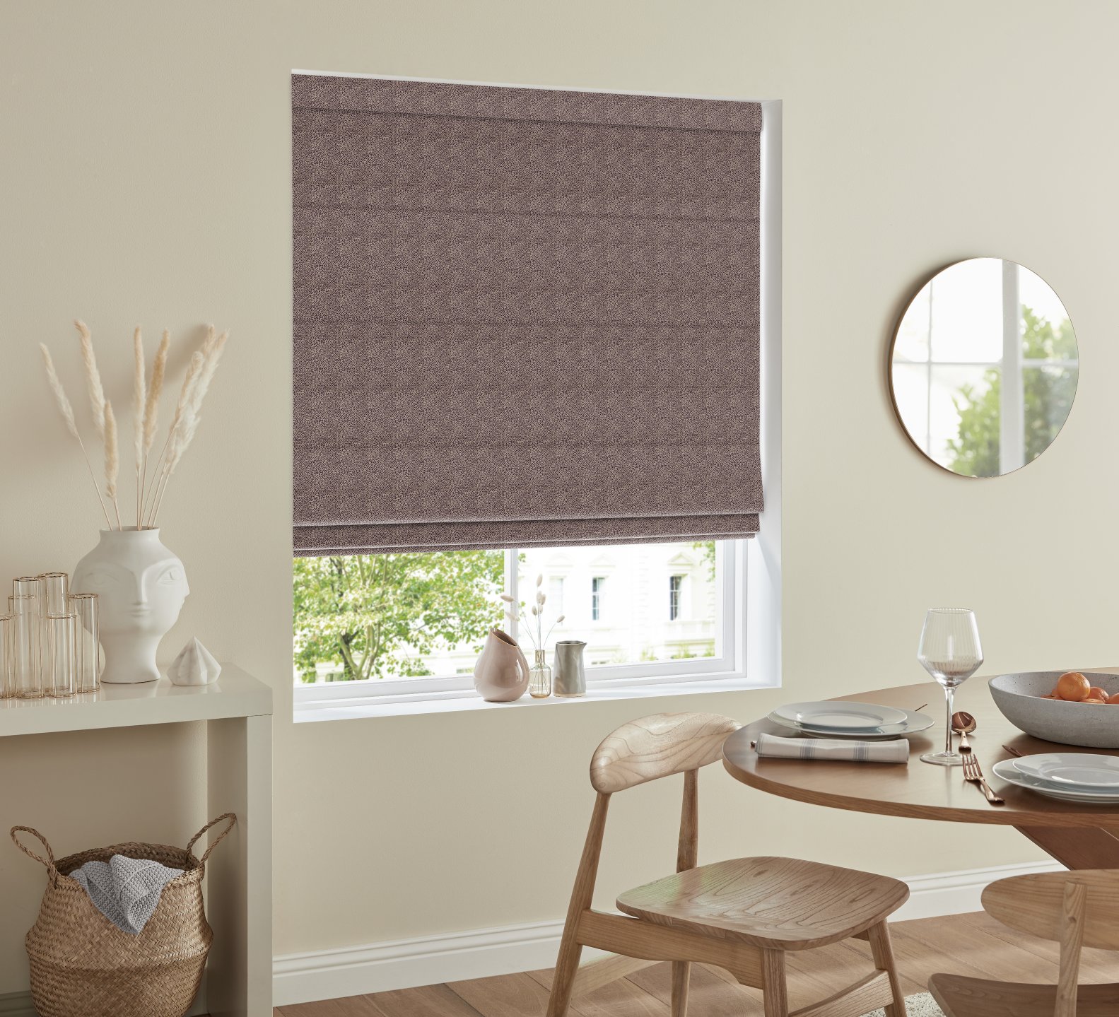 Phoenix Aubergine Roman Blind Phoenix Aubergine Roman Blind