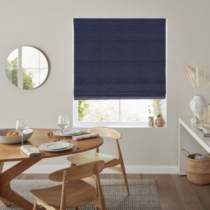 Atlanta Indigo Roman Blind