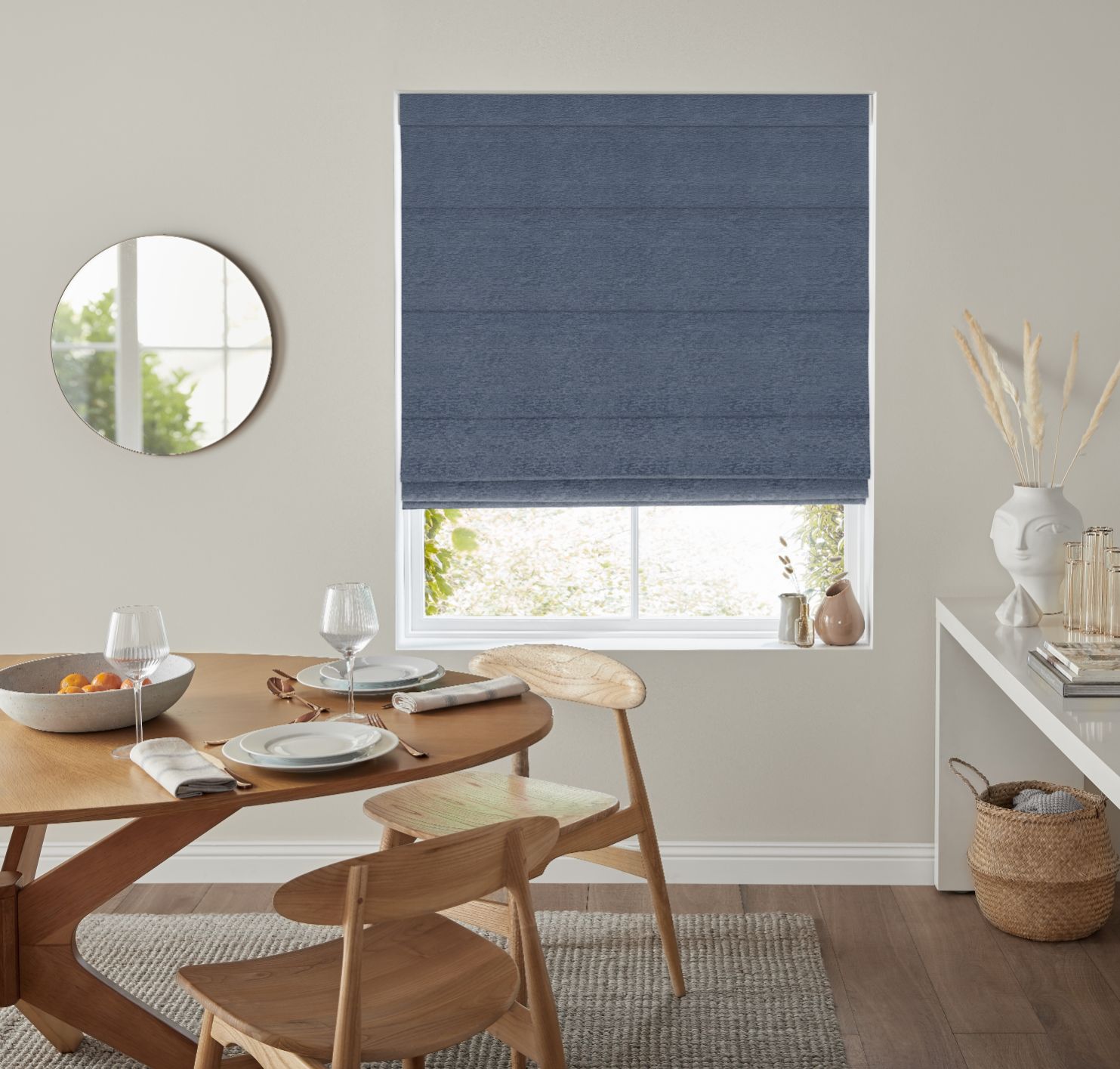 Atlanta Steel Roman Blind Atlanta Steel Roman Blind