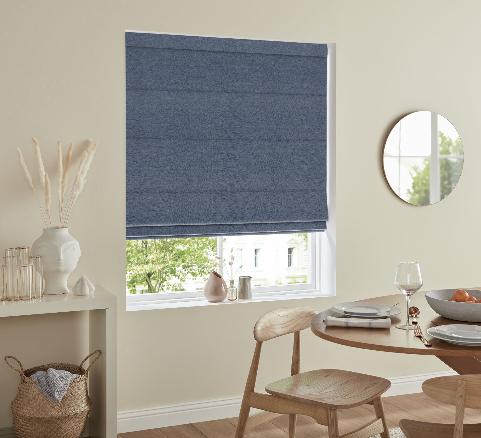 Atlanta Steel Roman Blind Atlanta Steel Roman Blind