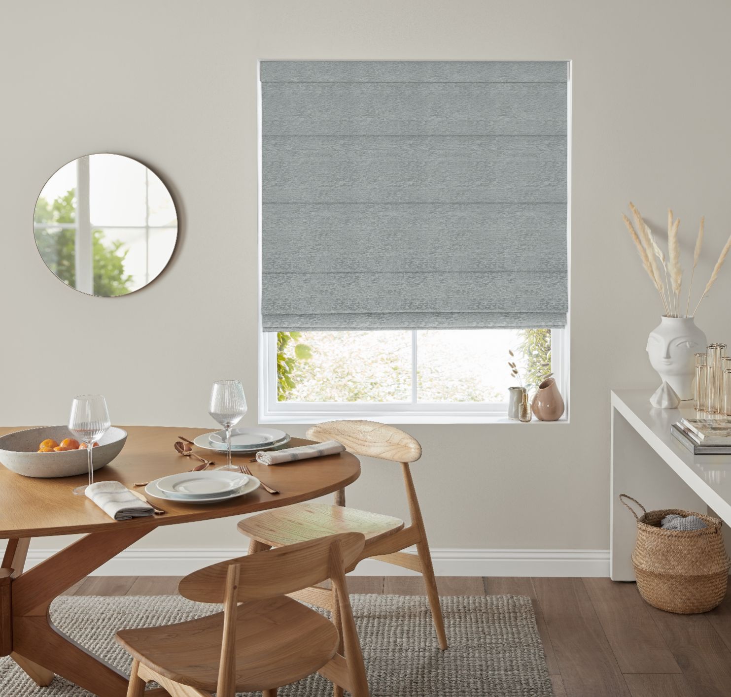 Atlanta Mist Roman Blind Atlanta Mist Roman Blind