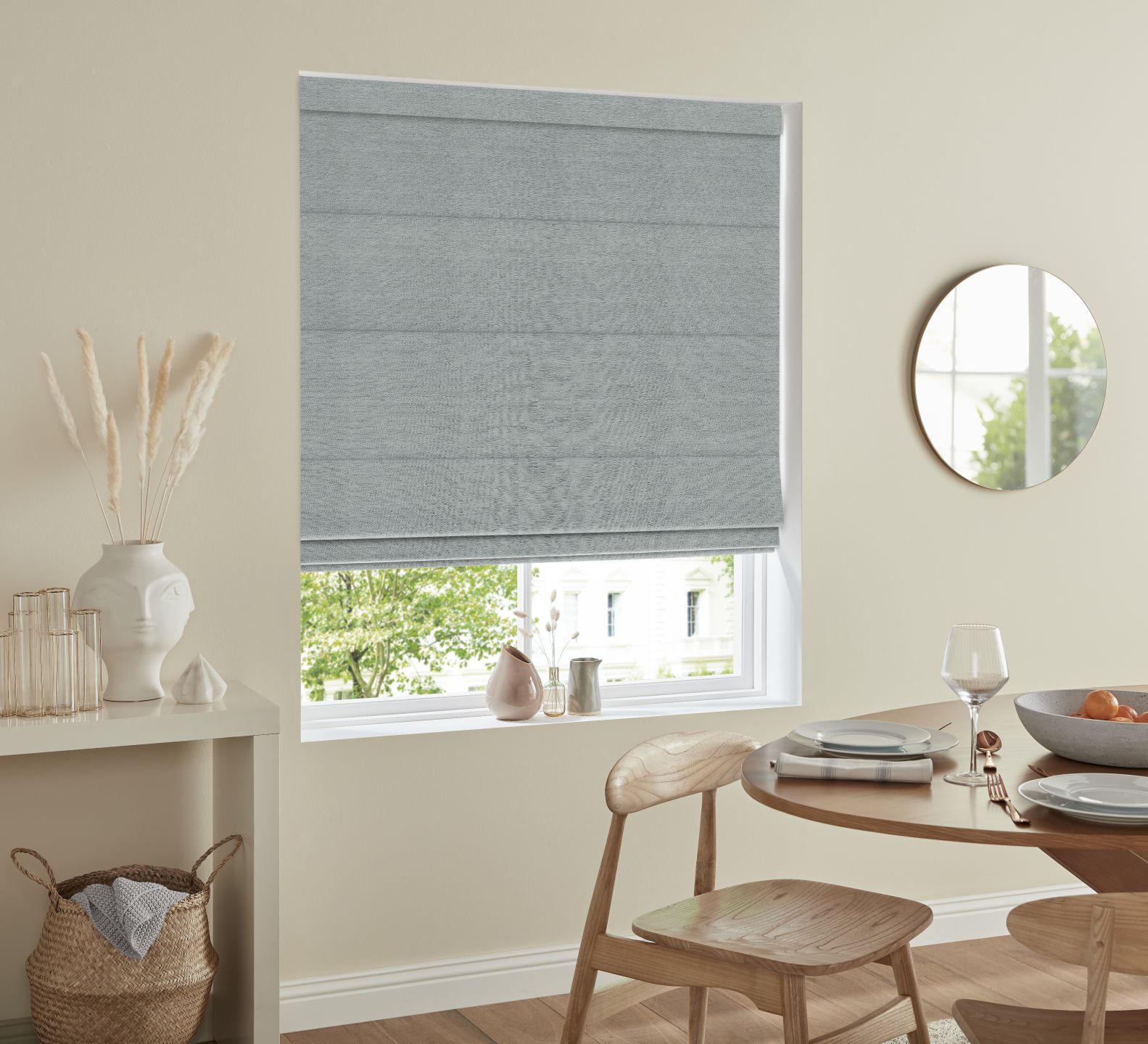 Atlanta Mist Roman Blind Atlanta Mist Roman Blind