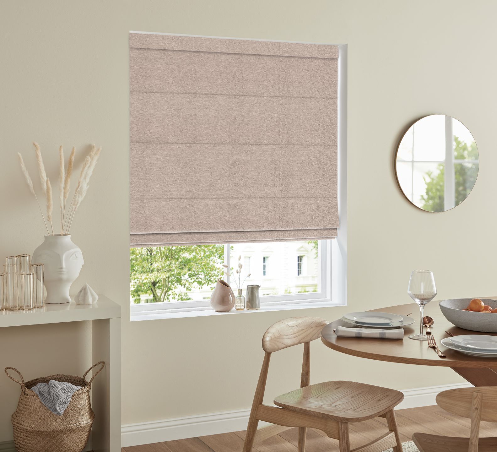 Atlanta Shell Roman Blind Atlanta Shell Roman Blind