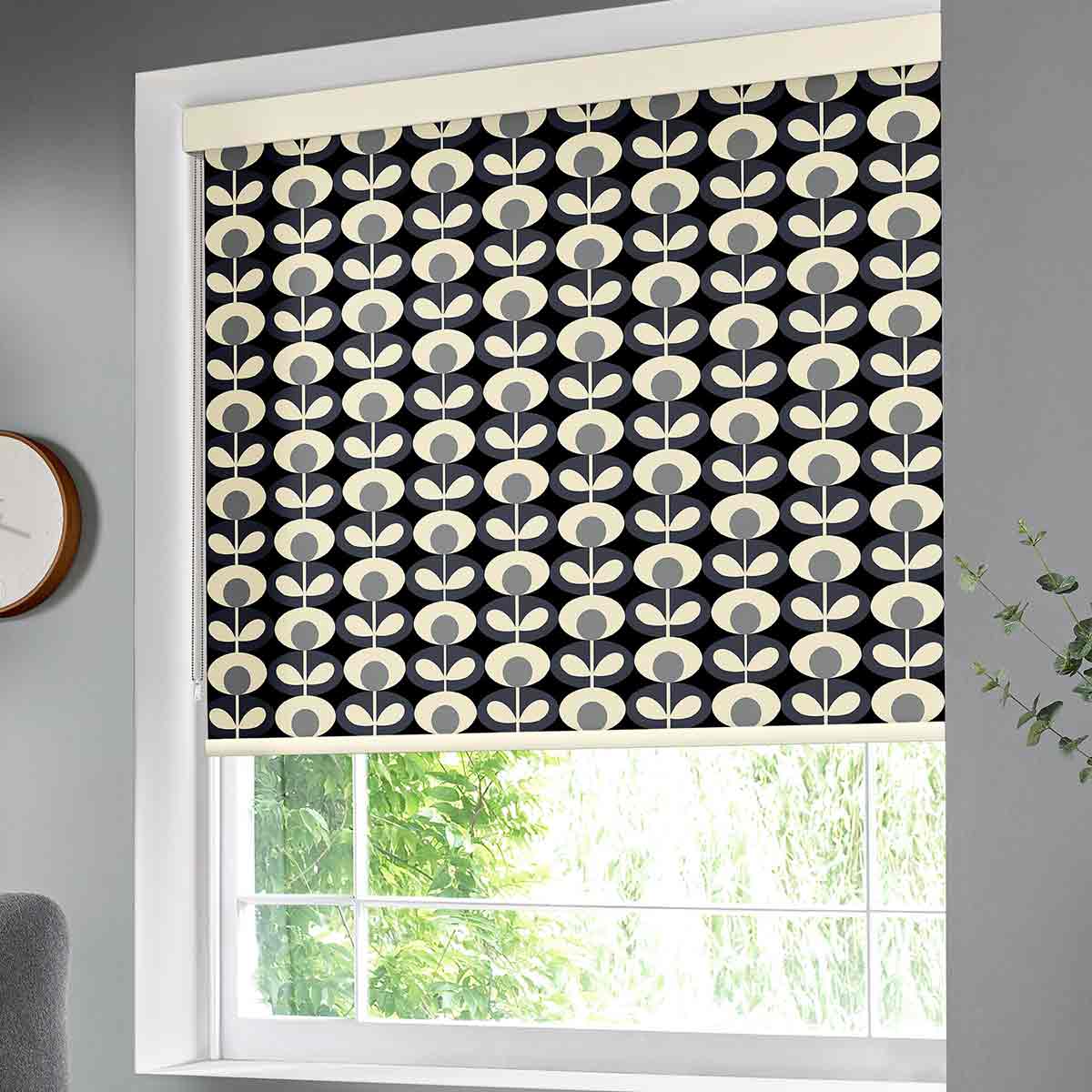 Orla Kiely Oval Flower Cool Grey Orla Kiely Oval Flower Cool Grey