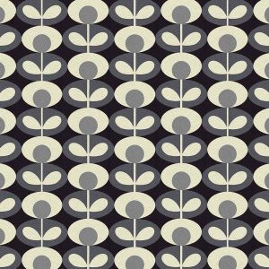 Orla Kiely Oval Flower Cool Grey
