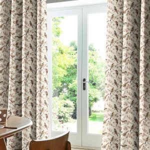 British Birds Pastels Curtain