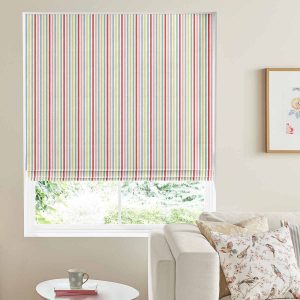 Mid Stripe Candy Roman Blind