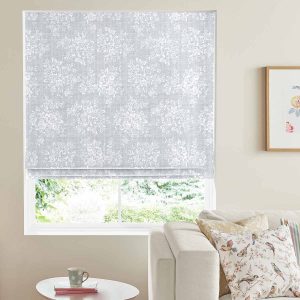 Washed Rose Grey Roman Blind