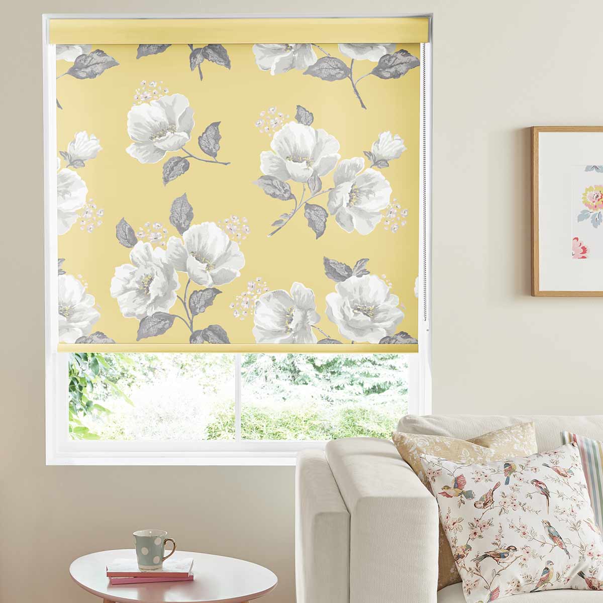 Cath Kidston Wild Poppies Citrine Roller Blind Cath Kidston Wild Poppies Citrine Roller Blind