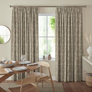 Flora Pewter Curtain