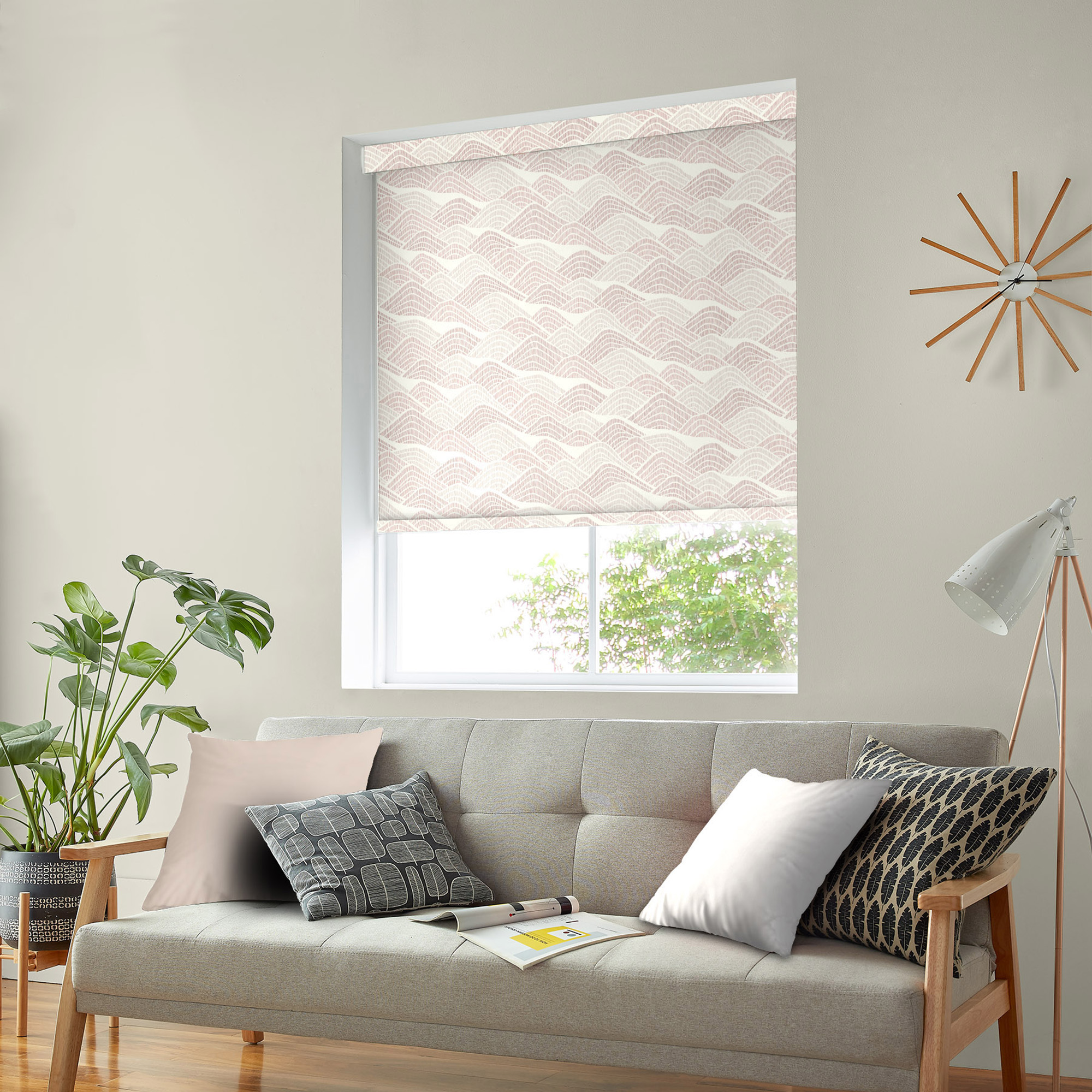 Frontier Dusty Pink Roller Blind Frontier Dusty Pink Roller Blind