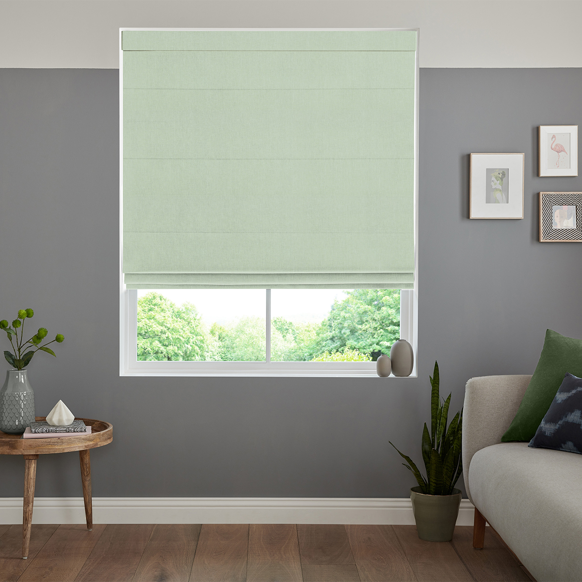 Denver Pistachio Roman Blind Denver Pistachio Roman Blind