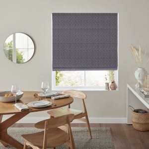 Meraki Indigo Roman Blind