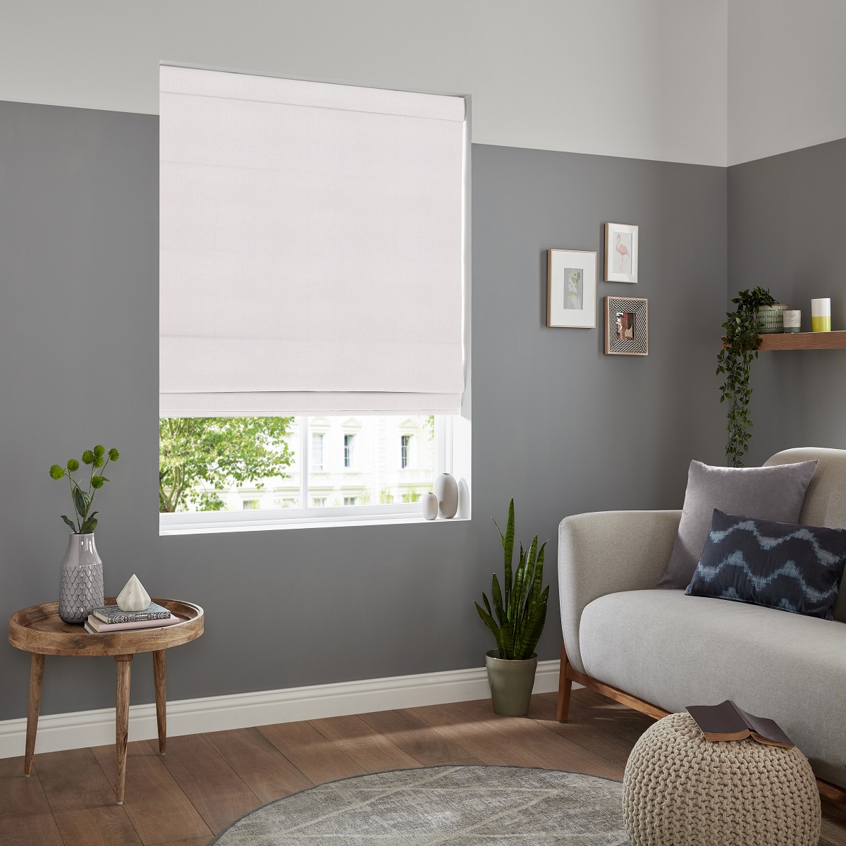 Denver Shell Roman Blind Denver Shell Roman Blind