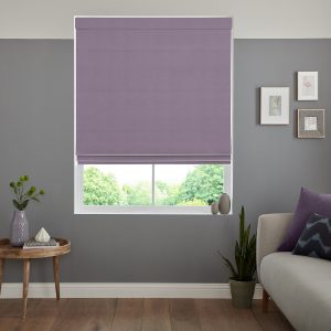 Angeles Mauve Roman Blind