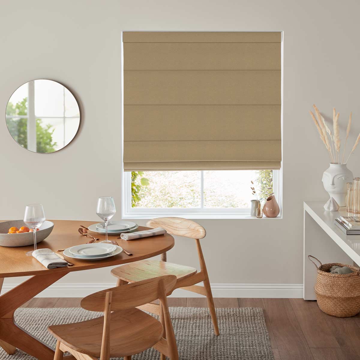 Chicago Wheat Roman Blind Chicago Wheat Roman Blind