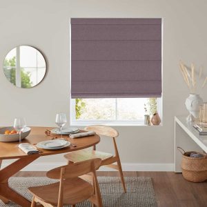 Chicago Mauve Roman Blind