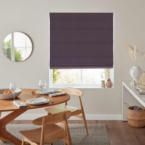 Chicago Plum Roman Blind
