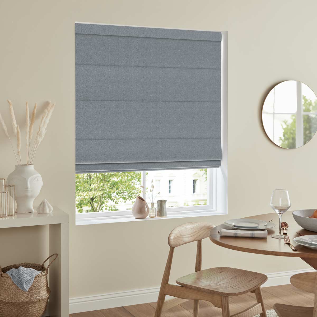Chicago Silver Roman Blind Chicago Silver Roman Blind