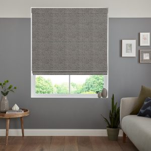 Maya Graphite Roman Blind