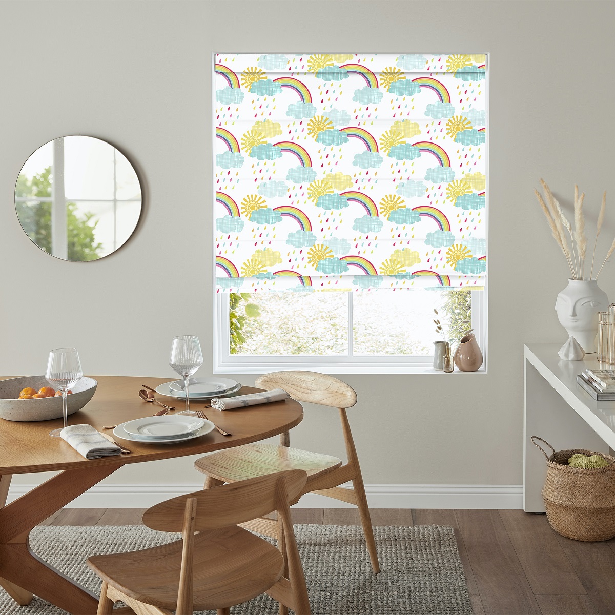 Rainbow Multi Roman Blind Rainbow Multi Roman Blind