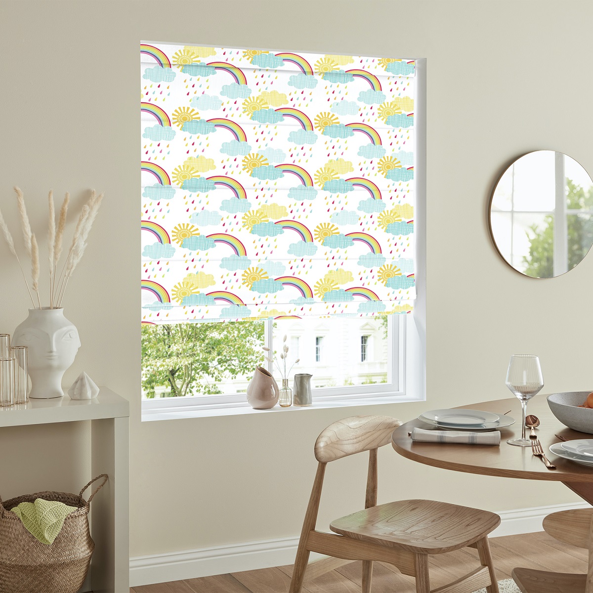 Rainbow Multi Roman Blind Rainbow Multi Roman Blind
