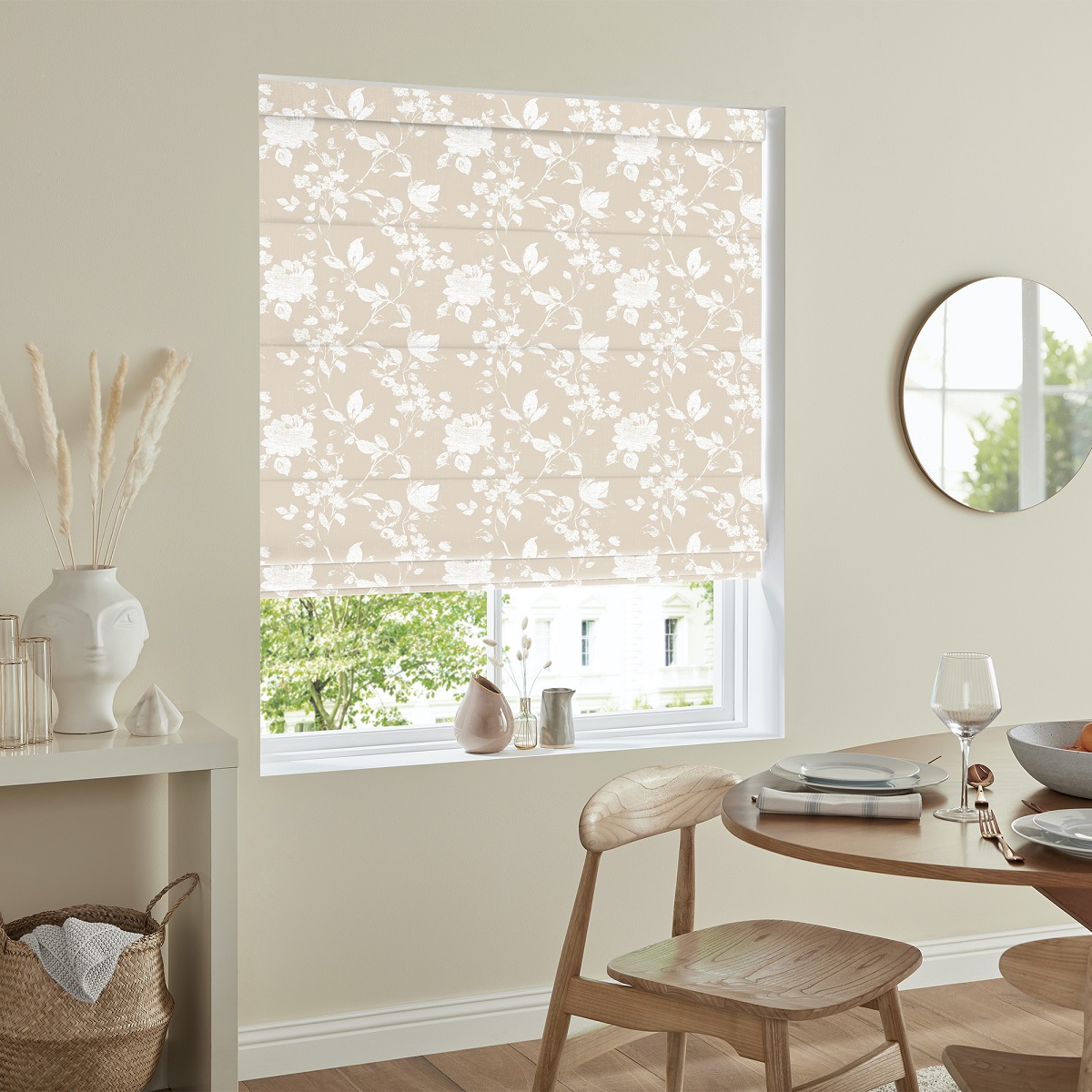 Cadi Cream Roman Blind Cadi Cream Roman Blind