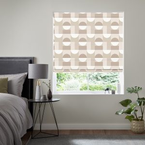 Tokyo Taupe Roman Blind