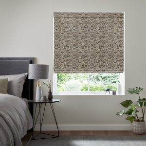 Zeus Graphite Roman Blind