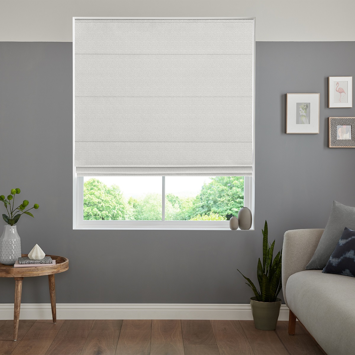 Tromso Platinum Roman Blind Tromso Platinum Roman Blind
