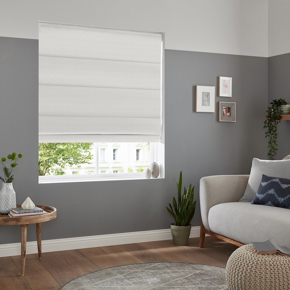 Tromso Platinum Roman Blind Tromso Platinum Roman Blind