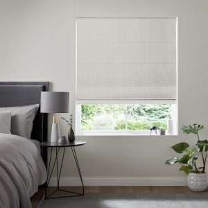 Savvy Silver Roman Blind