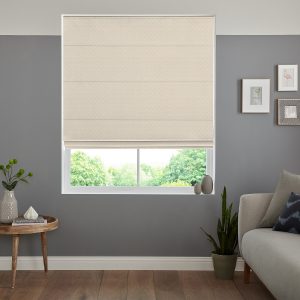 Reza Ivory Roman Blind