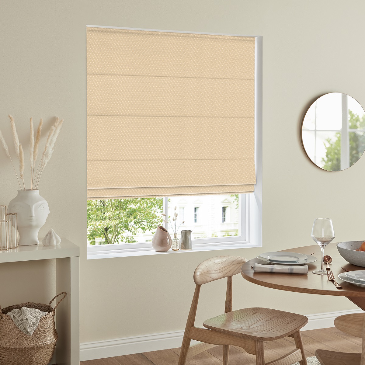 Reza Champagne Roman Blind Reza Champagne Roman Blind