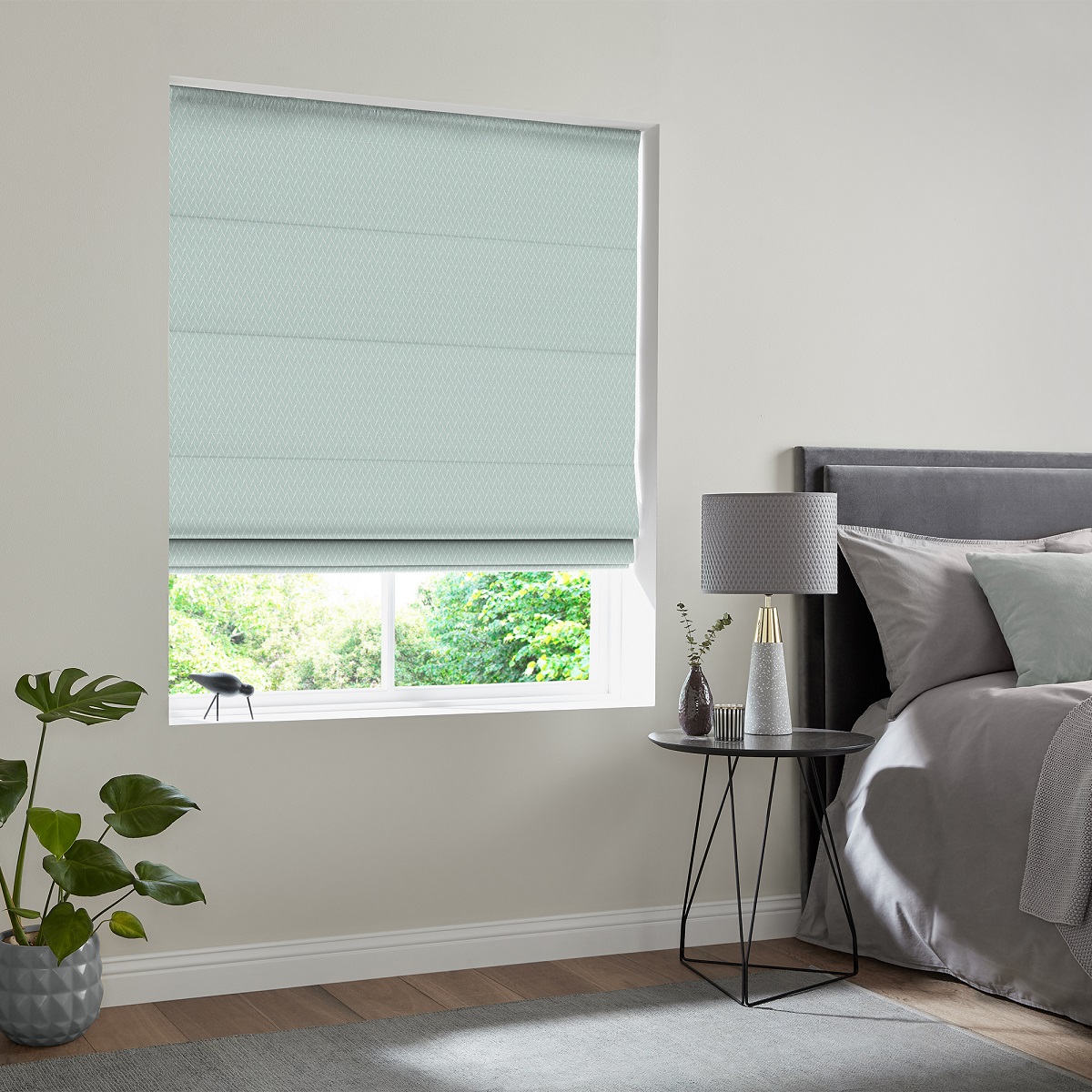 Reza Aquamarine Roman Blind Reza Aquamarine Roman Blind