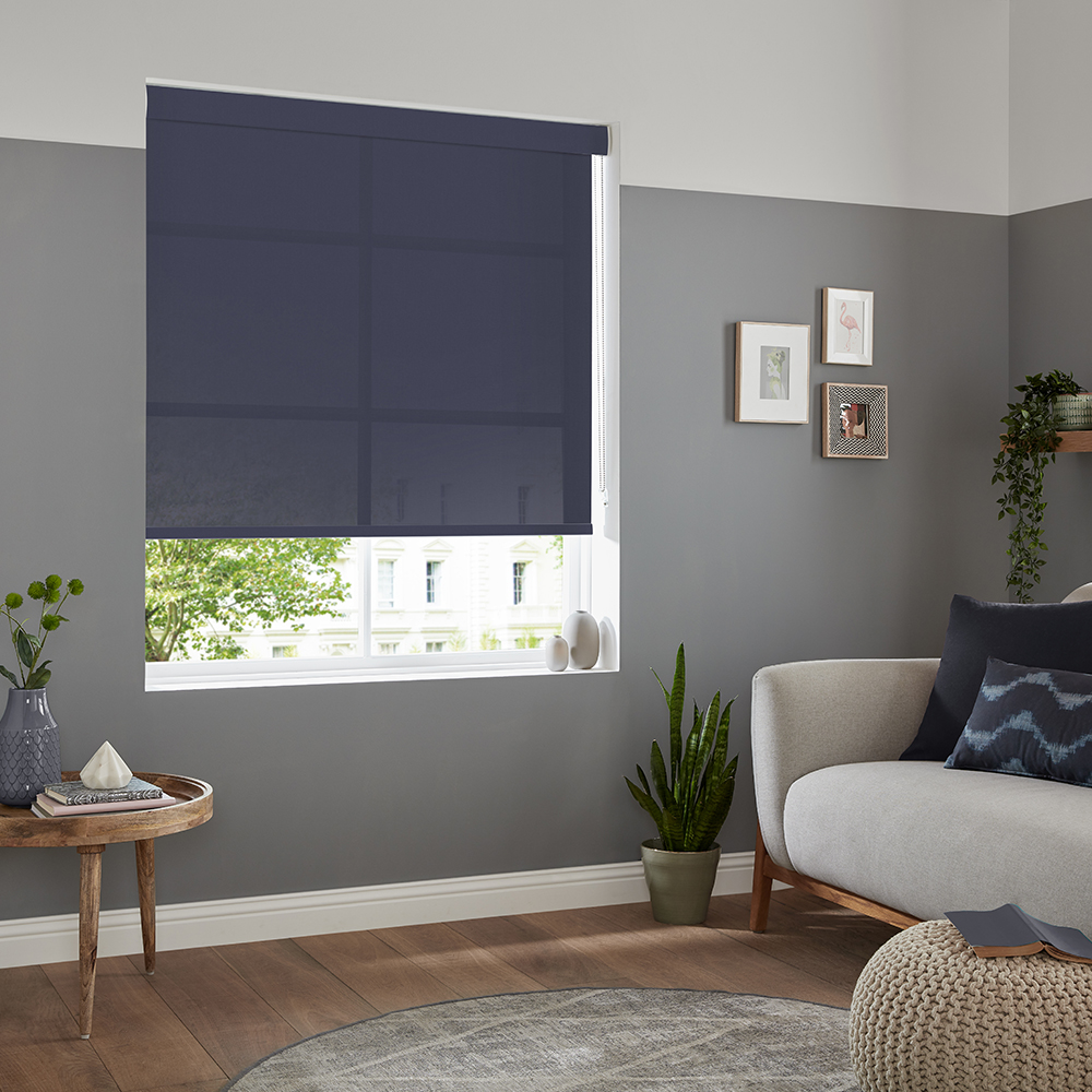 Jupiter Navy Roller Blind Jupiter Navy Roller Blind