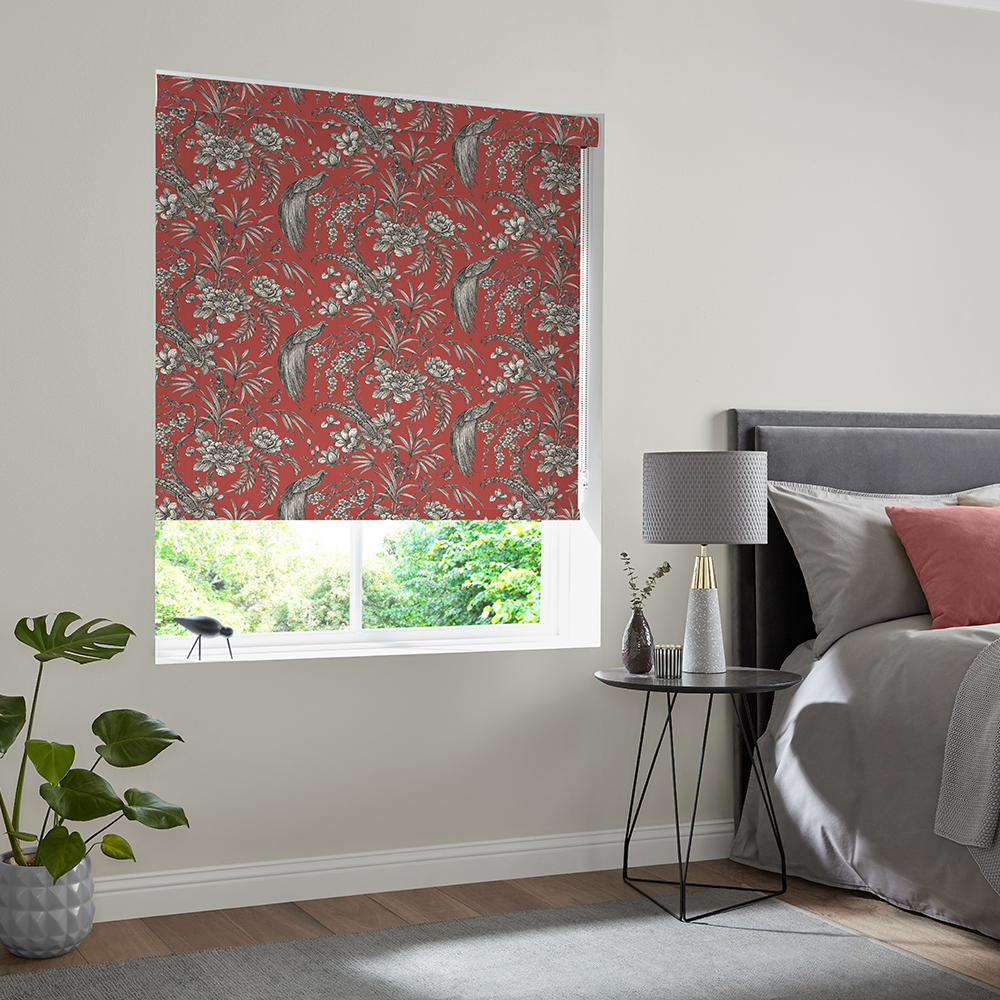 Prinn Crimson Roller Blind Prinn Crimson Roller Blind