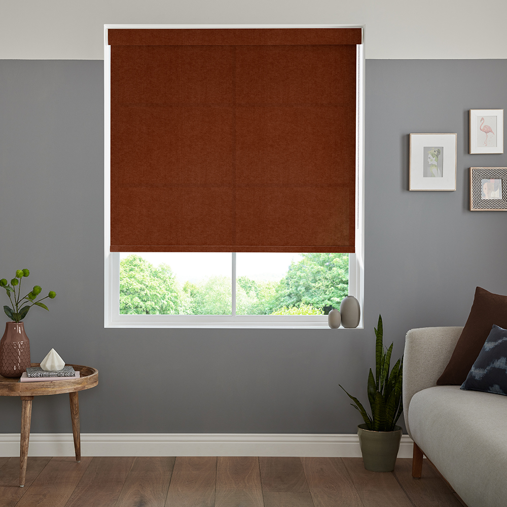 Sagittarius Terracotta Roller Blind Sagittarius Terracotta Roller Blind