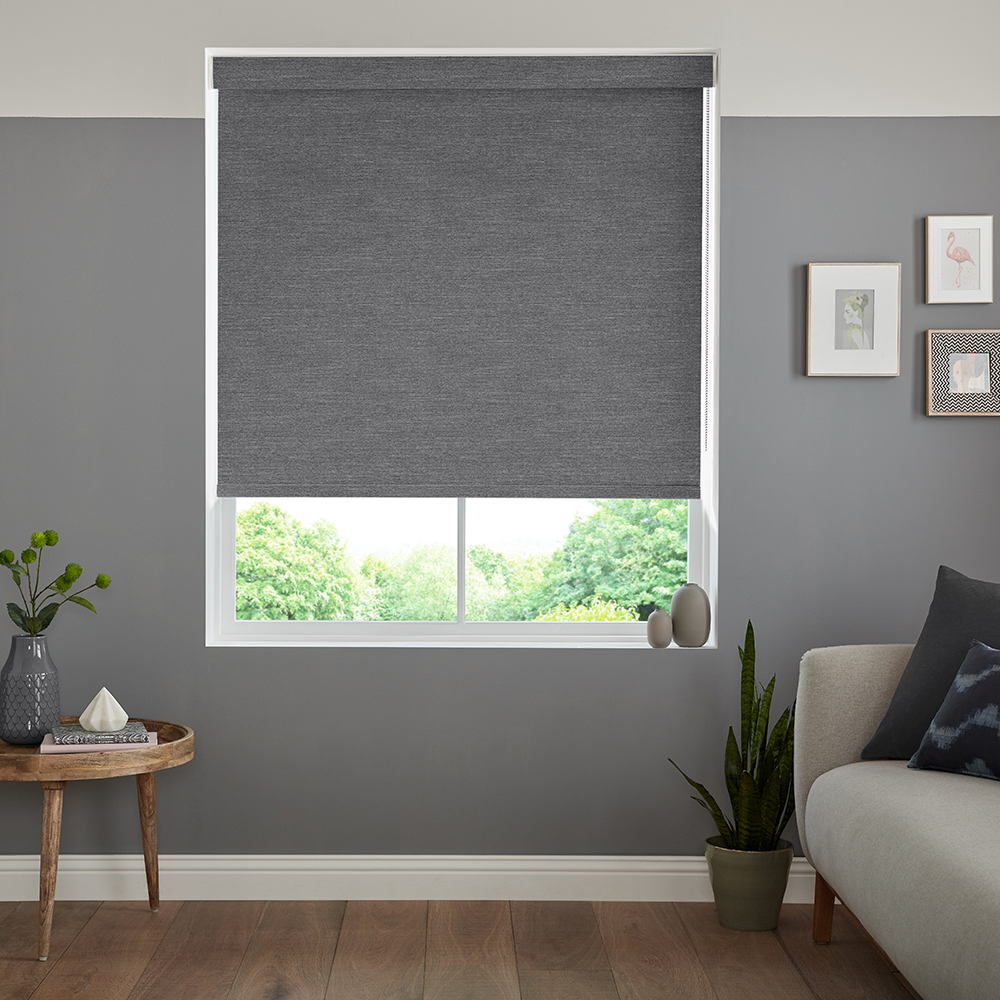 Saturn Anthracite Roller Blind Saturn Anthracite Roller Blind